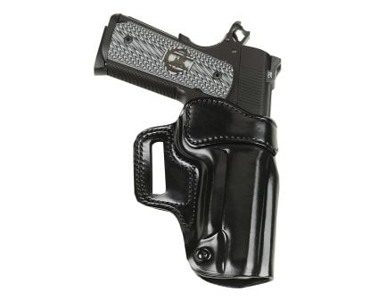 Galco Avenger Glock G26 Gen 3-5/G33 OWB Holster RH Leather, Black