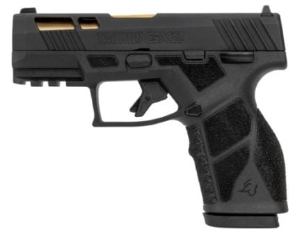 Taurus GX2 TALO Edition Compact 3.38" 9MM (2)13rd Pistol w/ Gold Barrel and Manual Safety - 1-GX2931-TL1