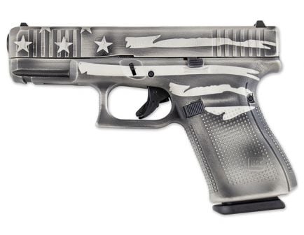 Glock 19 Gen 5 FS 9mm Pistol, Battleship Gray