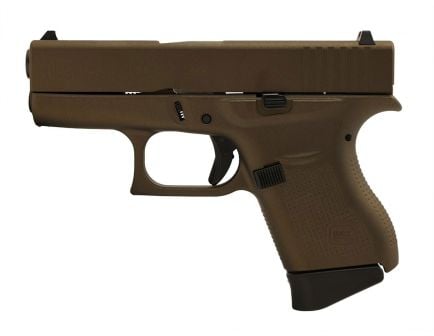 Glock 43 9mm Pistol, Midnight Bronze