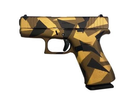Glock 43X FS 9mm Pistol, Bronze Splinter