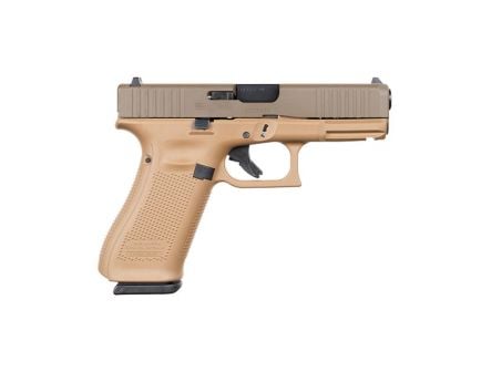 Glock 45 FS 9mm Pistol, Dark Earth Patriot Brown
