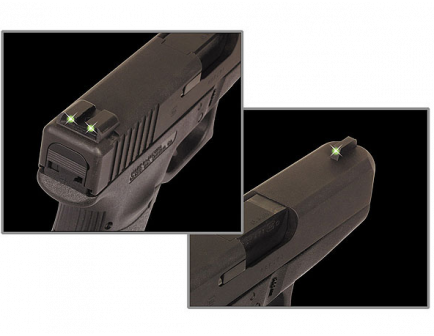 TruGlo Tritium Night Sight Set, Fits Glock 42 - TG231G1A