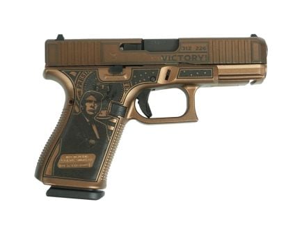 Glock G19 Gen 5 4.02" 9mm 15rd Pistol "Trump 47th Victory" Bronze - GLPA195S203TV