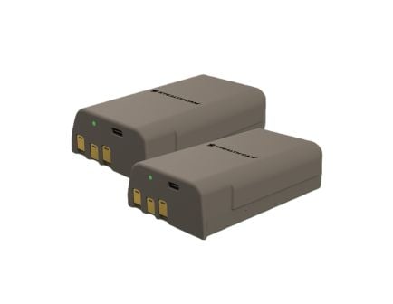 Stealth Cam FieldMax 12 V 5000 mAh Lithium Rechargeable Cartridge, Pack of 2