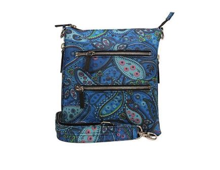 Gun Tote'n Mamas Crossbody Flat Sac, Paisley