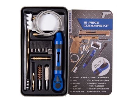 Gunmaster Slimline .22 Cal 15 Piece Pistol Cleaning Kit