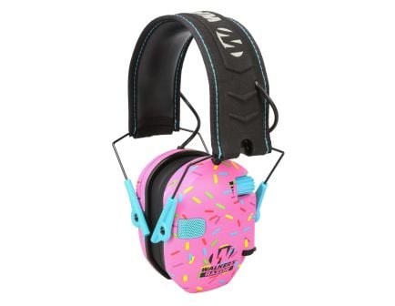 Walkers Razor Slim Electronic Muffs, Pink Sprinkles