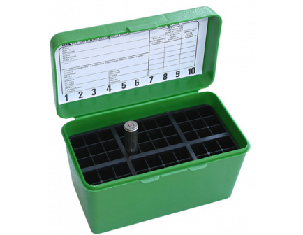 MTM Deluxe FT Ammo Box 22-250-308 G-Green-50rd-H50-RM-10
