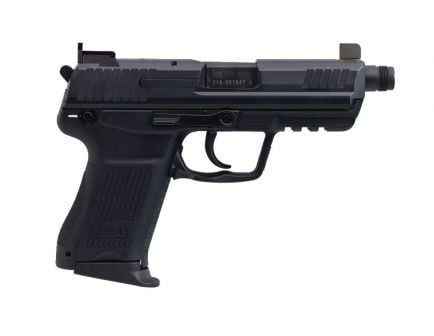 H&K HK45 Compact Tactical V7 LEM DAO TB .45 ACP Pistol, Black
