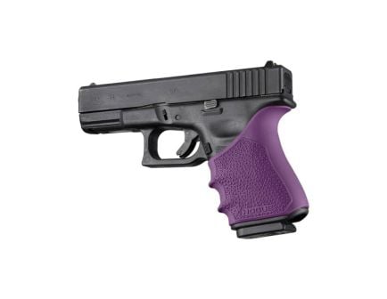 Hogue Handall Beavertail Grip Sleeve Fits Glock Gen 3-4 G19/G23/G32/G38, Purple