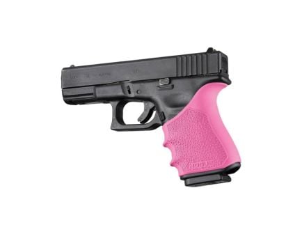 Hogue Handall Beavertail Grip Sleeve Fits Glock Gen 3-4 G19/G23/G32/G38, Pink