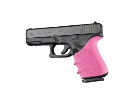 Hogue Handall Beavertail Grip Sleeve Fits Glock Gen 1-5 G19/G23/G32/G38, Pink