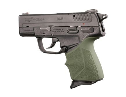 Hogue Handall Beavertail Grip Sleeve Fits Springfield Armory XD-E, OD Green