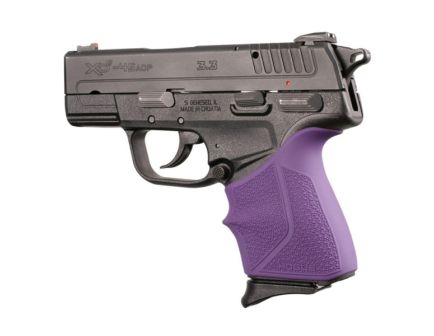Hogue Handall Beavertail Grip Sleeve Fits Springfield Armory XD-E, Purple