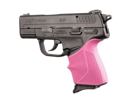 Hogue Handall Beavertail Grip Sleeve Fits Springfield Armory XD-E, Pink