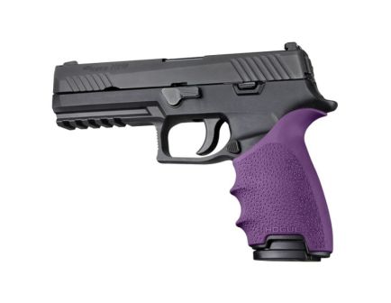 Hogue Handall Beavertail Grip Sleeve Fits Sig Sauer P320 Full-Size, Purple