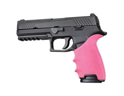 Hogue Handall Beavertail Grip Sleeve Fits Sig Sauer P320 Full-Size, Pink