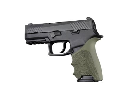 Hogue Handall Beavertail Grip Sleeve Fits Sig Sauer P320 Compact, OD Green