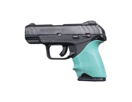 Hogue Handall Beavertail Grip Sleeve Fits Ruger Security-9 Compact, Aqua