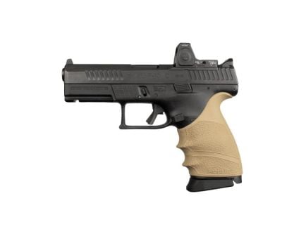 Hogue Handall Beavertail Grip Sleeve Fits CZ P-10 C, Flat Dark Earth