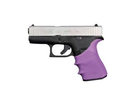 Hogue Handall Beavertail Grip Sleeve Fits Glock G43X/G48, Purple