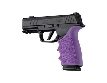 Hogue Handall Beavertail Grip Sleeve Fits Sig Sauer P365-XMACRO, Purple