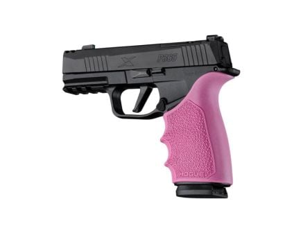 Hogue Handall Beavertail Grip Sleeve Fits Sig Sauer P365-XMACRO, Pink