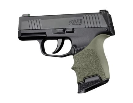 Hogue Handall Beavertail Grip Sleeve Fits Sig Sauer P365/P365-380, OD Green