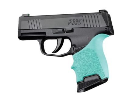 Hogue Handall Beavertail Grip Sleeve Fits Sig Sauer P365/P365-380, Aqua