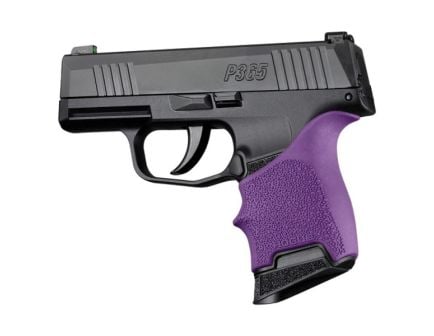 Hogue Handall Beavertail Grip Sleeve Fits Sig Sauer P365/P365-380, Purple