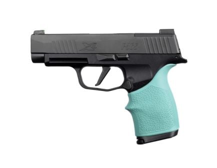 Hogue Handall Beavertail Grip Sleeve Fits Sig Sauer P365X/XL, Aqua