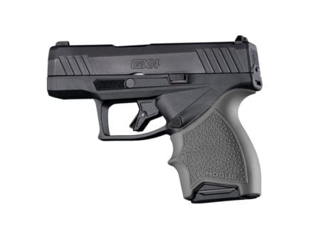Hogue Handall Beavertail Grip Sleeve Fits Taurus GX4/GX4XL, Slate Gray