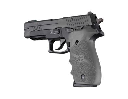 Hogue Grip w/Finger Groove Fits Sig Sauer P226 DA/SA/DAK, Slate Gray