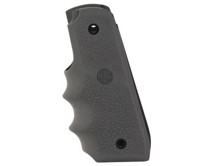 Hogue Grip w/Finger Groove Fits Ruger MK IV 22/45, Slate Gray