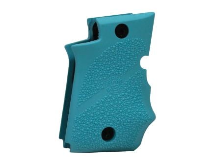 Hogue Grip w/Finger Groove Fits Sig Sauer P938, Aqua
