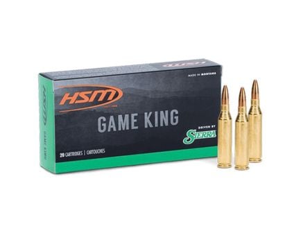 HSM Ammunition GameKing .300 WSM 150 gr BT 20rds