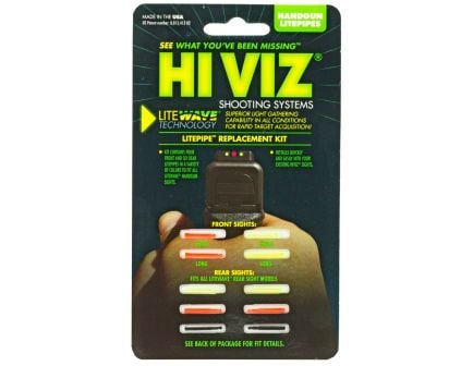Hi-Viz Litewave Green/Red Front & Green/Red/Black Rear LitePipes Kit - LWH-KIT
