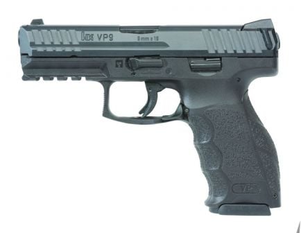 HK VP9 10 Round 9mm Pistol, Black