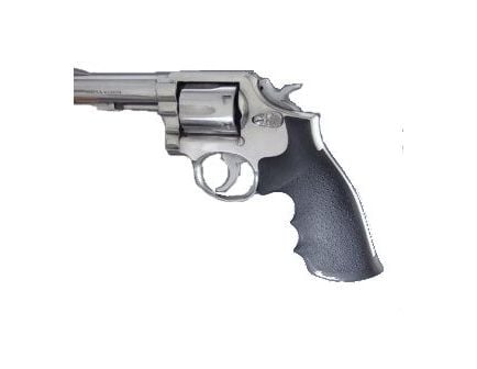 Hogue Mono Grips S&W K,L Frame Square Butt Black Rubber 10000