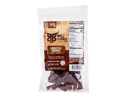 Bull Barrel Jerky Homestyle Original 5oz Beef Jerky