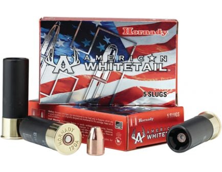 Hornady 12ga 325gr Slug Interlock American Whitetail Ammunition 5rds - 86271