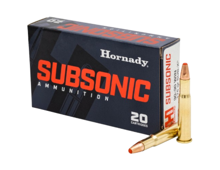 Hornady Subsonic 175 gr Sub-X .30-30 Win Ammo, 20/box - 80809