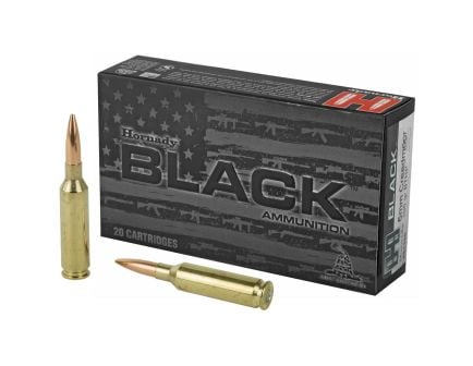 Hornady Black 105 gr Boat Tail Hollow Point 6mm Crd Ammo, 20/box - 81396