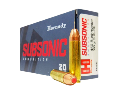 Hornady Subsonic 395 gr Sub-X .450 Ammo, 20/box - 82247