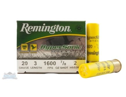 Remington 20ga 3" 7/8oz #2 Shot HyperSonic Steel Ammunition 25rds - HSS20M2