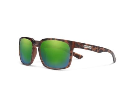 Suncloud Polarized Optics Hundo - Matte Tortoise - Polarized Green Mirror