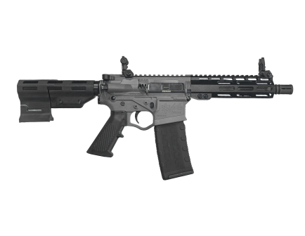 ATI Alpha MAXX 7.5" 5.56 Pistol, Sniper Grey w/ Flip Up Sights