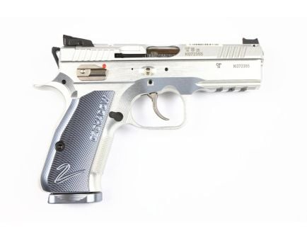 CZ Shadow II Compact Silver Industrial Series Polished Stainless 4" 9mm (2)15rd Limited Edition Handgun