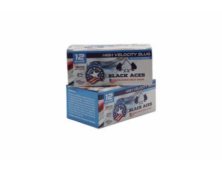 Black Aces Tactical 2.75" 12 Gauge Premium Slugs, 200 Rounds